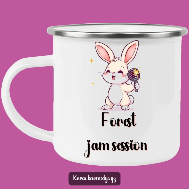Adventure Ready Funny Rabbit Diva Camping Mug: Your Trailside Star