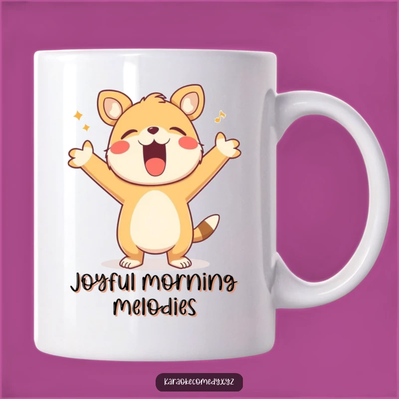 Funny Singing Animal Mug: Joyful Performance for Music Lovers!