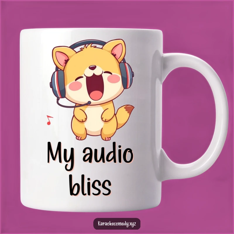 Funny Headphone Animal Mug: Music Lover's Hilarious Gift!