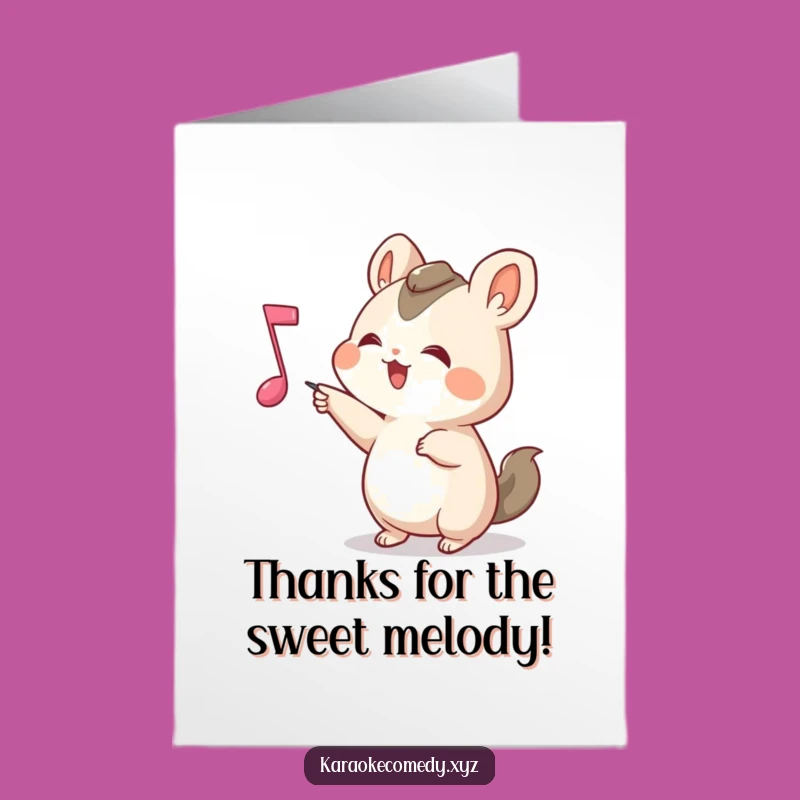Free Printable Thank You Card: Music Note Cheer - Thoughtful Downloadable Gift!