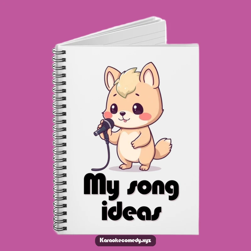 Funny Karaoke Animal Notebook: Your Soundtrack to Great Ideas!