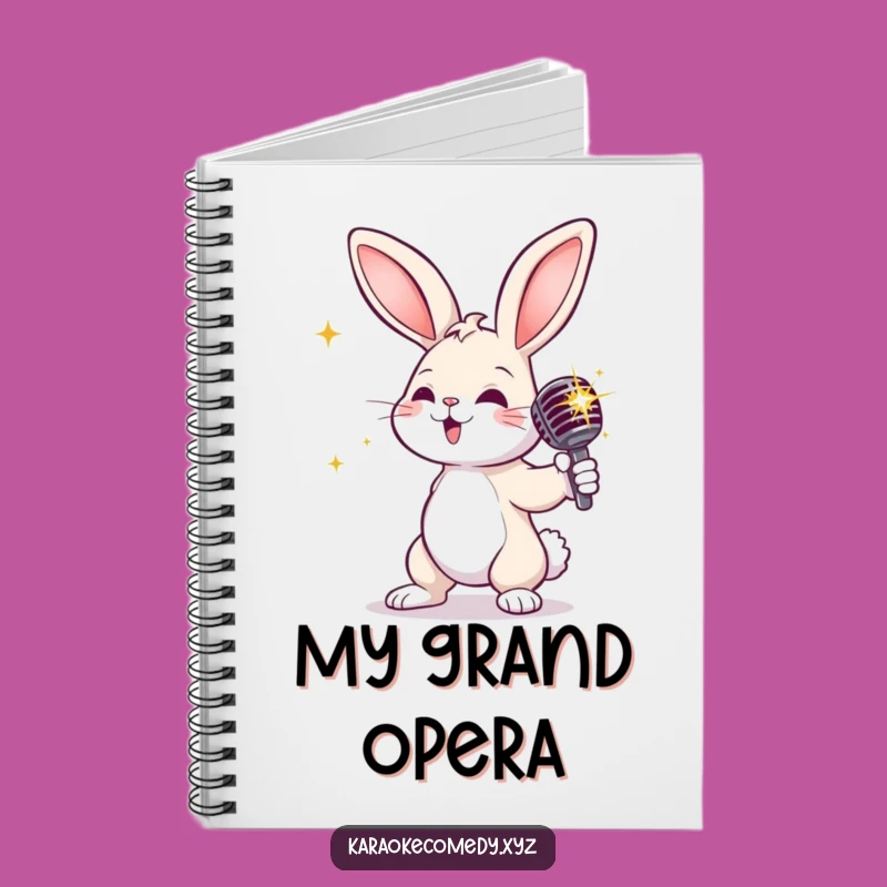 Funny Rabbit Diva Notebook: Capture Your Dramatic Ideas