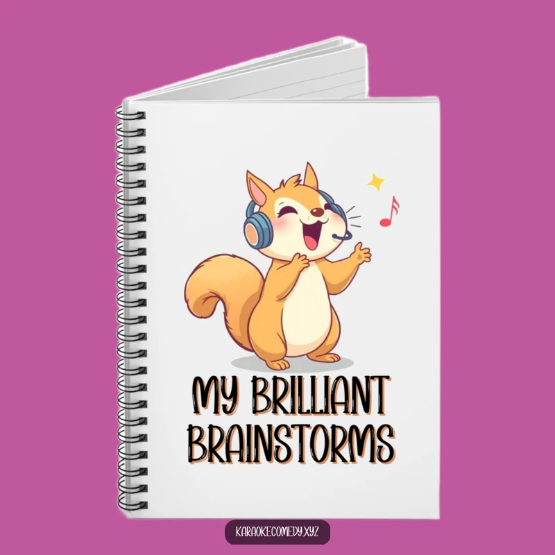 Funny Squirrel High Note Notebook: Hilarious Songwriter's Journal