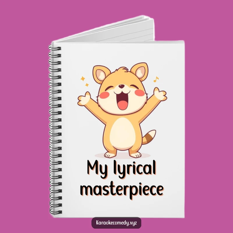 Funny Singing Animal Notebook: Capture Your Joyful Melodies!