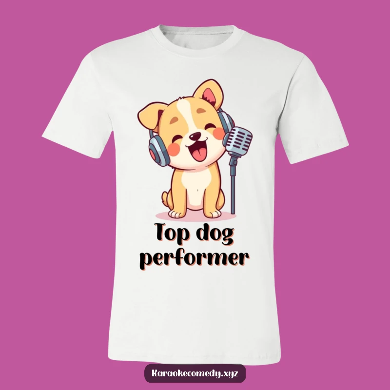 Funny Dog Headphones T-Shirt: Unleash Your Inner Music Pup Gift