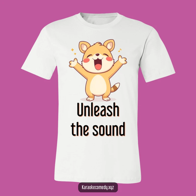 Funny Singing Animal Tee: Loud & Proud Musical Fun T-Shirt!