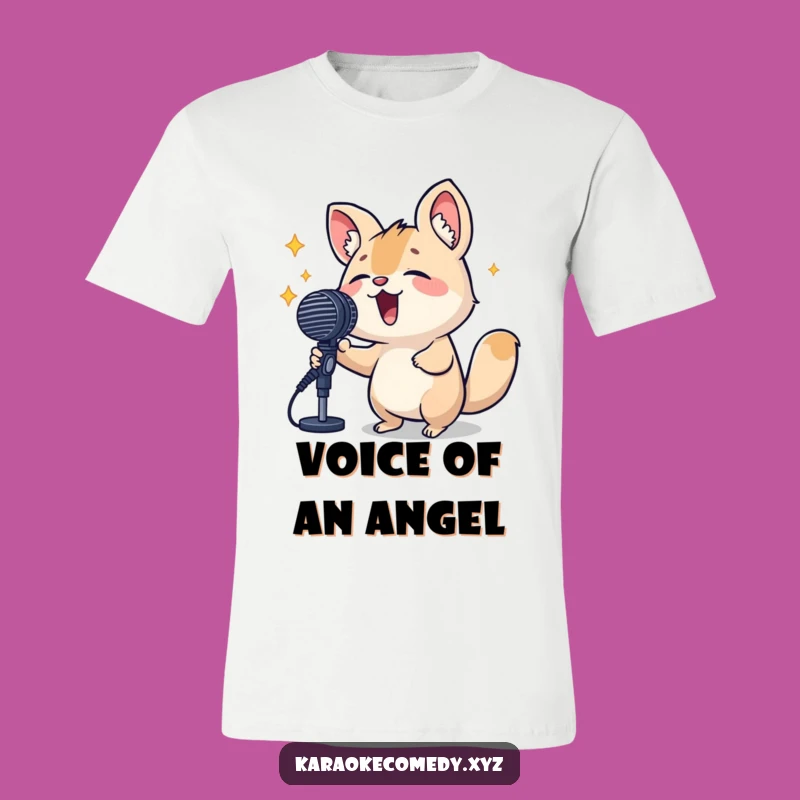Funny Singing Critter Tee: Hilarious Animal Microphone Performance T-Shirt Gift!