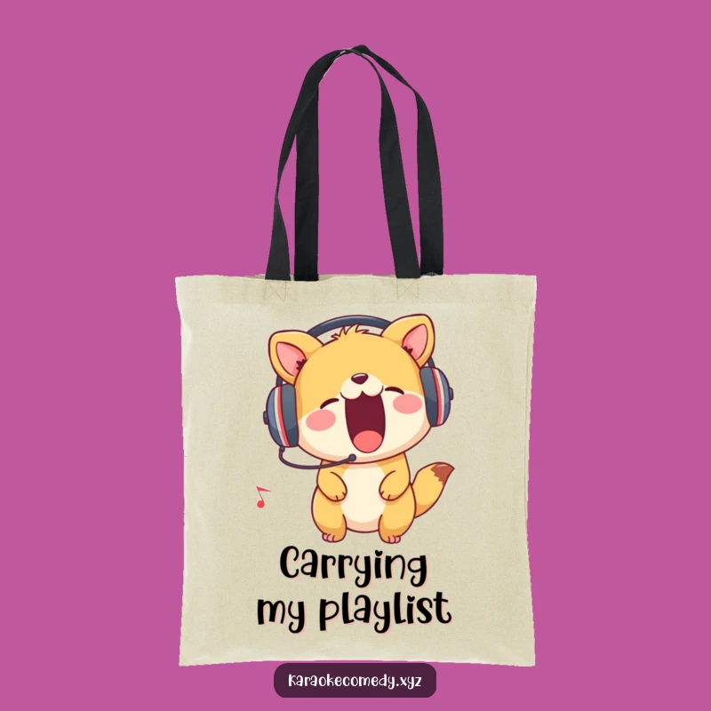 Funny Music Animal Tote: Carry Your Tunes with Style!